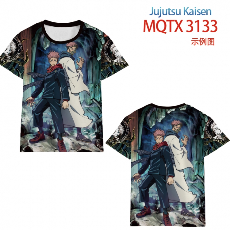 Jujutsu Kaisen full color printed short-sleeved T-shirt from 2XS to 5XL MQTX3133