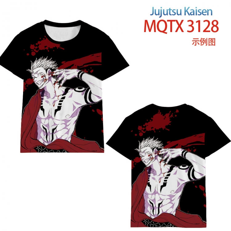 Jujutsu Kaisen full color printed short-sleeved T-shirt from 2XS to 5XL MQTX3128