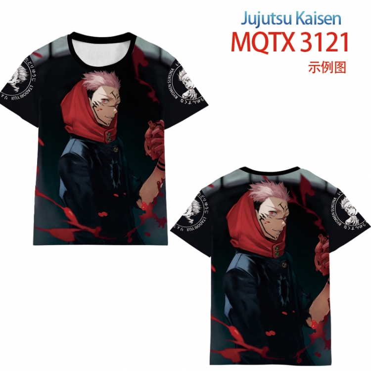 Jujutsu Kaisen full color printed short-sleeved T-shirt from 2XS to 5XL MQTX3121