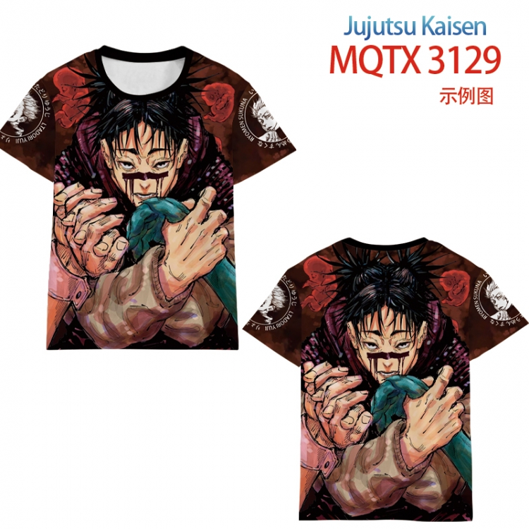 Jujutsu Kaisen full color printed short-sleeved T-shirt from 2XS to 5XL MQTX3129