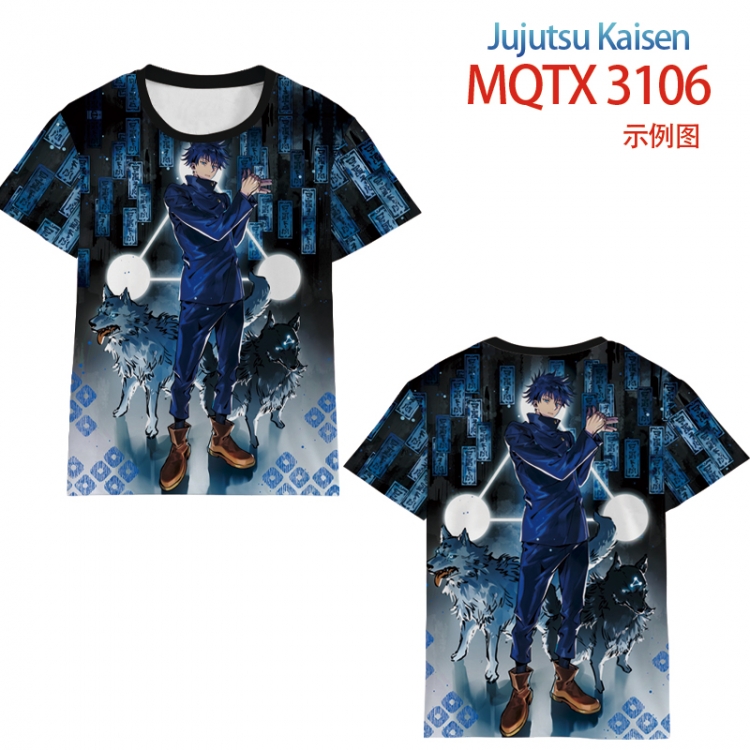 Jujutsu Kaisen full color printed short-sleeved T-shirt from 2XS to 5XL MQTX3106