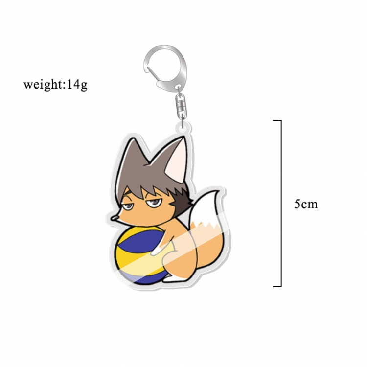 Haikyuu!! Anime acrylic Key Chain price for 5 pcs 7100