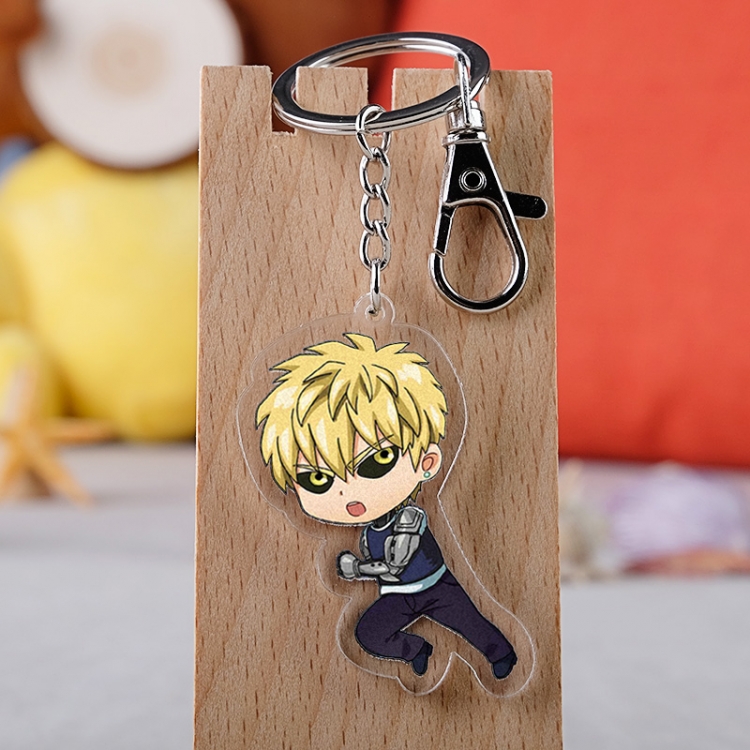 One Punch Man Anime acrylic Key Chain  price for 5 pcs  3242