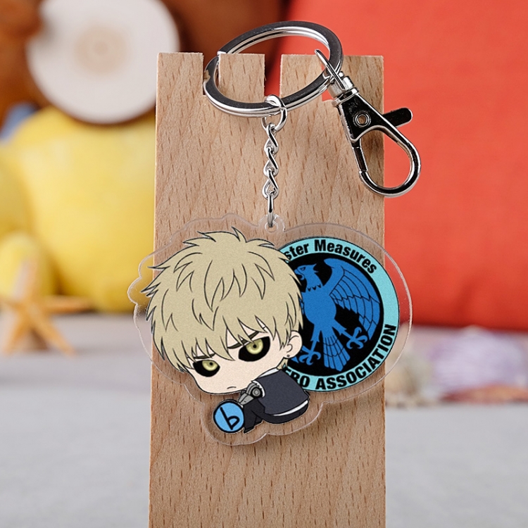 One Punch Man Anime acrylic Key Chain  price for 5 pcs  3246