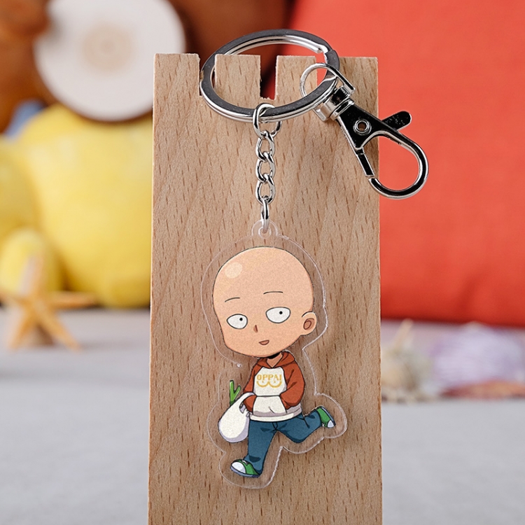 One Punch Man Anime acrylic Key Chain  price for 5 pcs  3244
