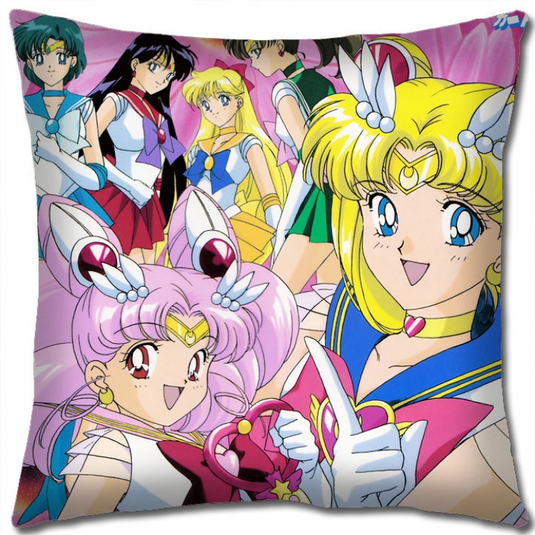 sailormoon Anime square full-color pillow cushion 45X45CM NO FILLING  M2-27