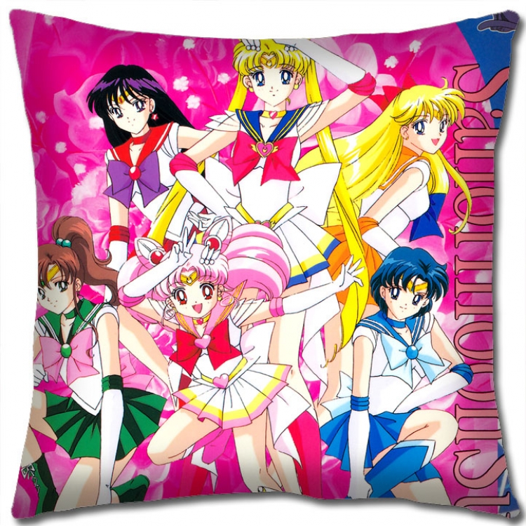 sailormoon Anime square full-color pillow cushion 45X45CM NO FILLING  M2-21