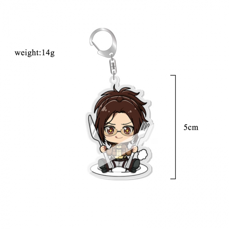 Shingeki no Kyojin Anime acrylic Key Chain price for 5 pcs 7024