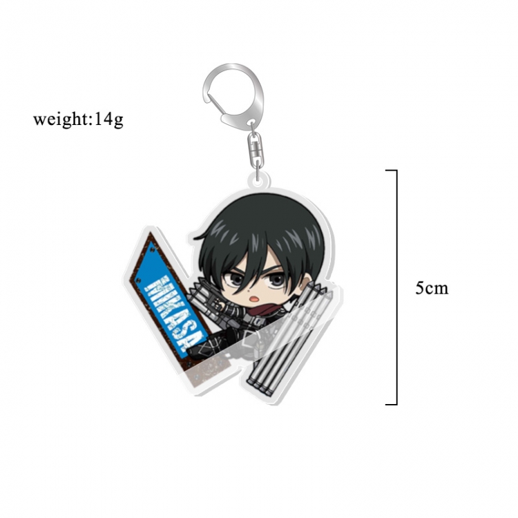 Shingeki no Kyojin Anime acrylic Key Chain price for 5 pcs 7020