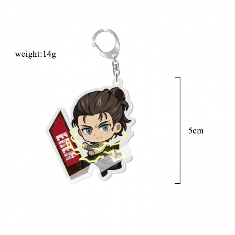 Shingeki no Kyojin Anime acrylic Key Chain price for 5 pcs 7016