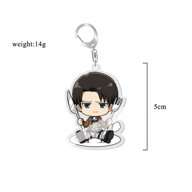 Shingeki no Kyojin Anime acrylic Key Chain price for 5 pcs 7023