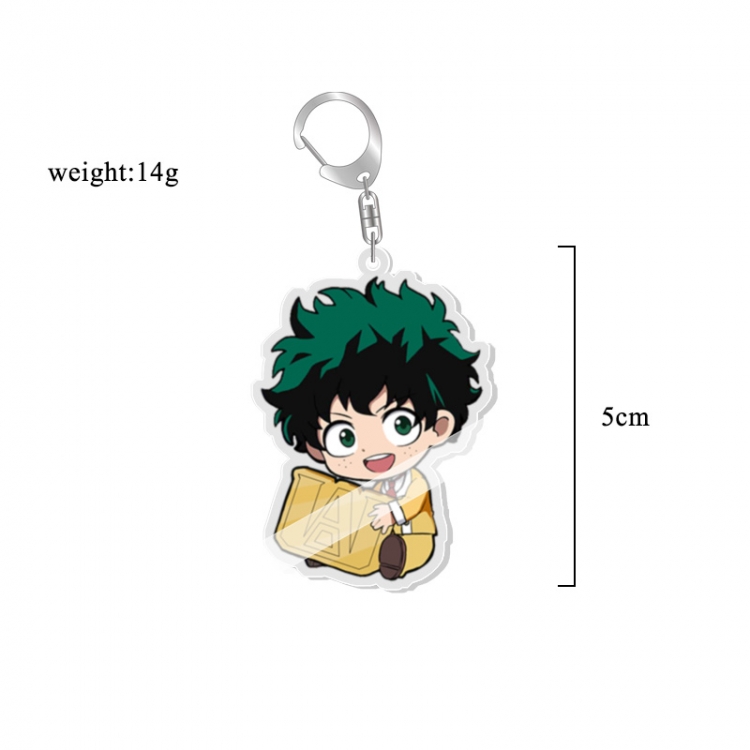 My Hero Academia Anime acrylic Key Chain price for 5 pcs 7000