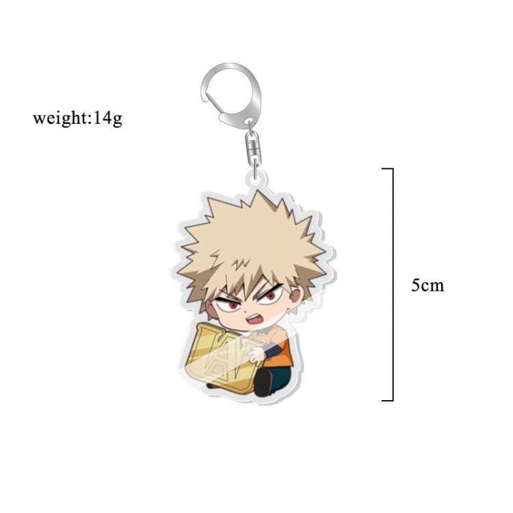 My Hero Academia Anime acrylic Key Chain price for 5 pcs 7005