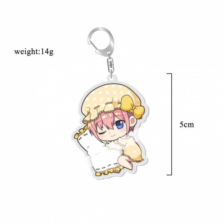 The Quintessential Q Anime acrylic Key Chain price for 5 pcs 6995