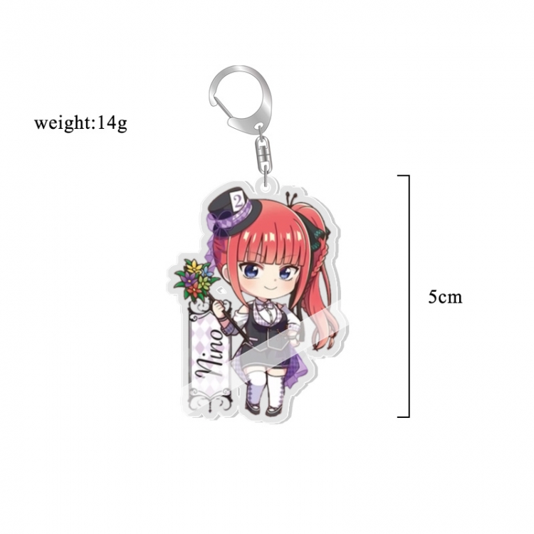 The Quintessential Q Anime acrylic Key Chain price for 5 pcs 7058