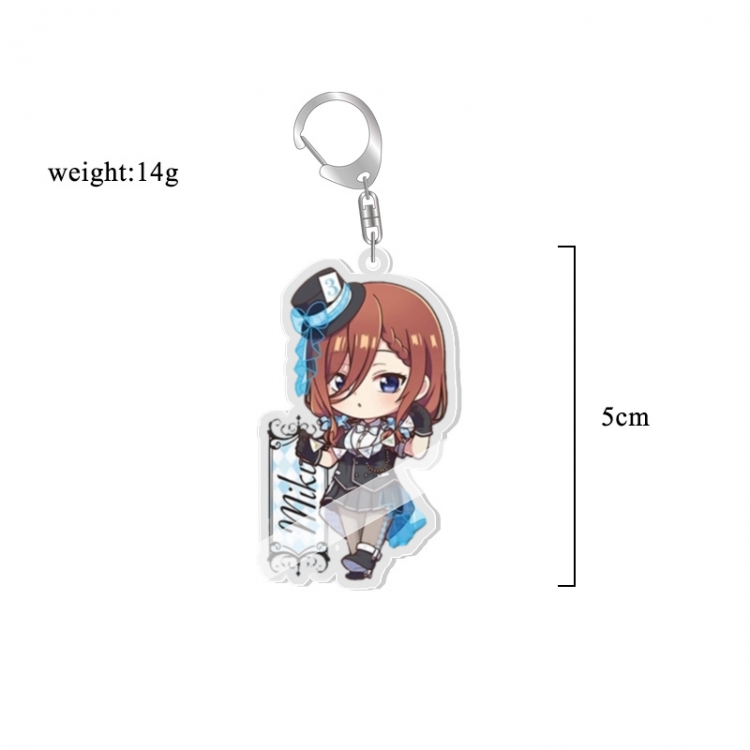 The Quintessential Q Anime acrylic Key Chain price for 5 pcs 7057