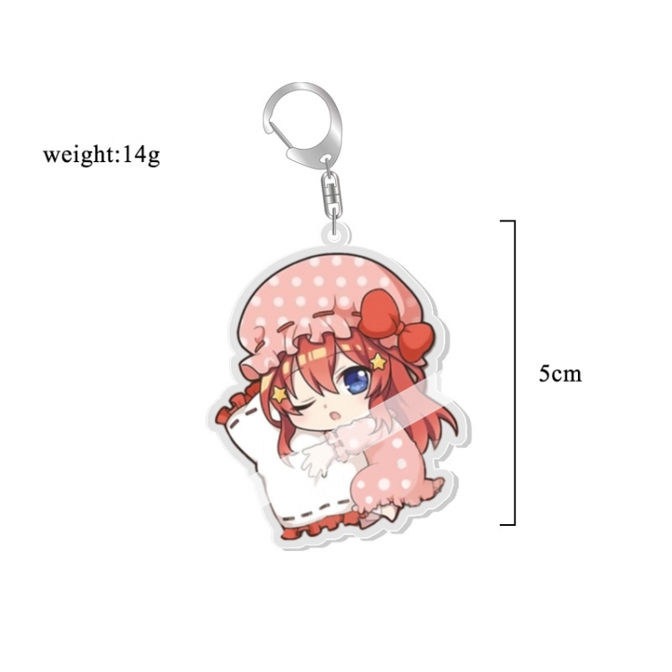 The Quintessential Q Anime acrylic Key Chain price for 5 pcs 6999