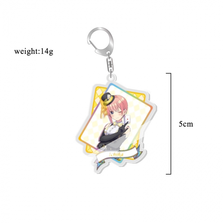 The Quintessential Q Anime acrylic Key Chain price for 5 pcs 7052