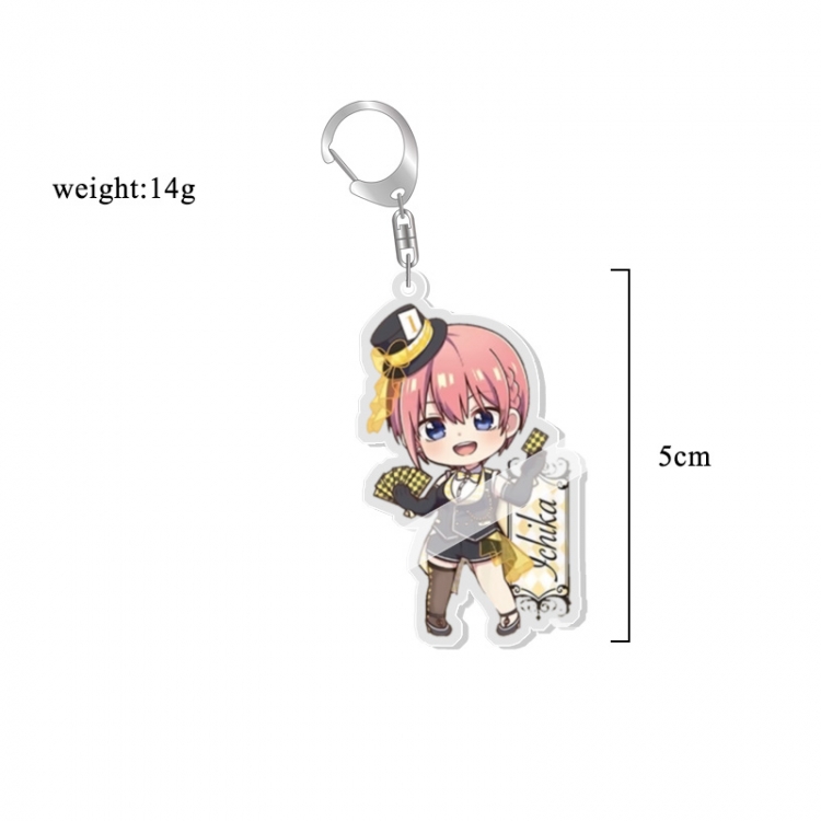 The Quintessential Q Anime acrylic Key Chain price for 5 pcs 7056