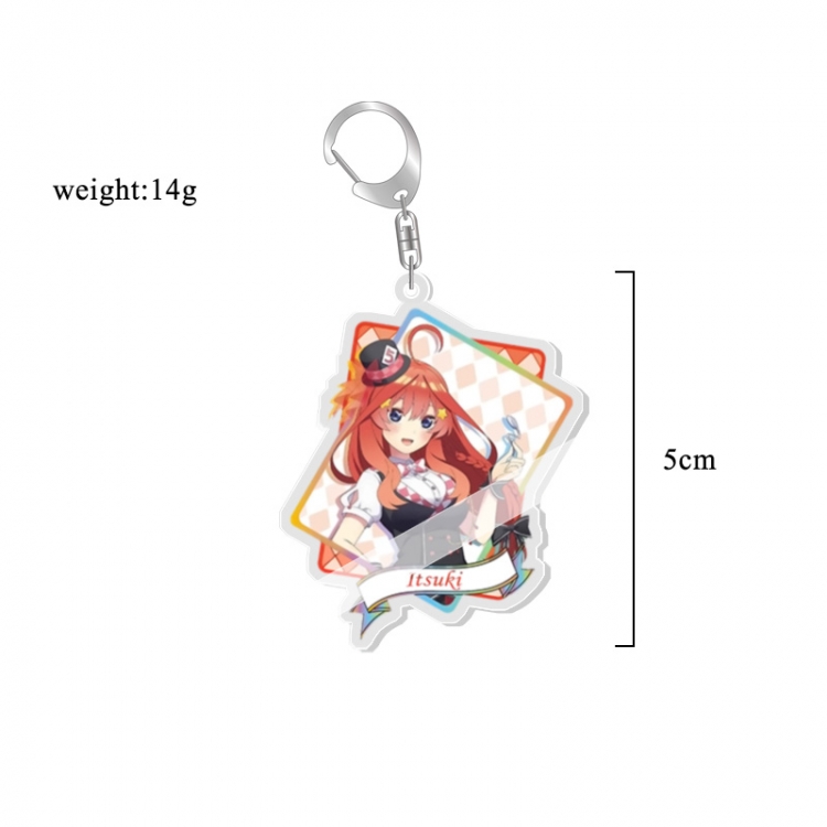 The Quintessential Q Anime acrylic Key Chain price for 5 pcs 7054