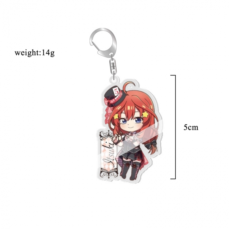 The Quintessential Q Anime acrylic Key Chain price for 5 pcs 7059