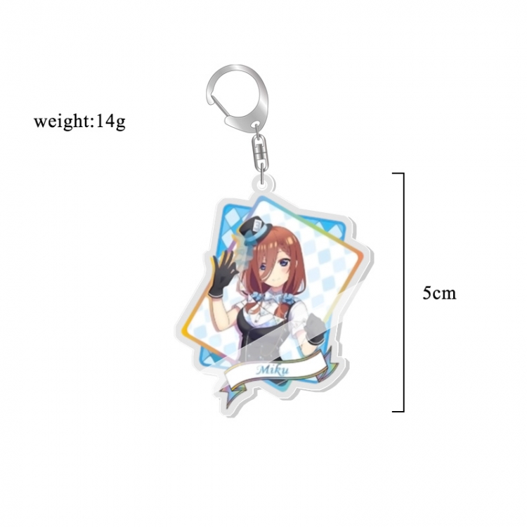 The Quintessential Q Anime acrylic Key Chain price for 5 pcs 7051