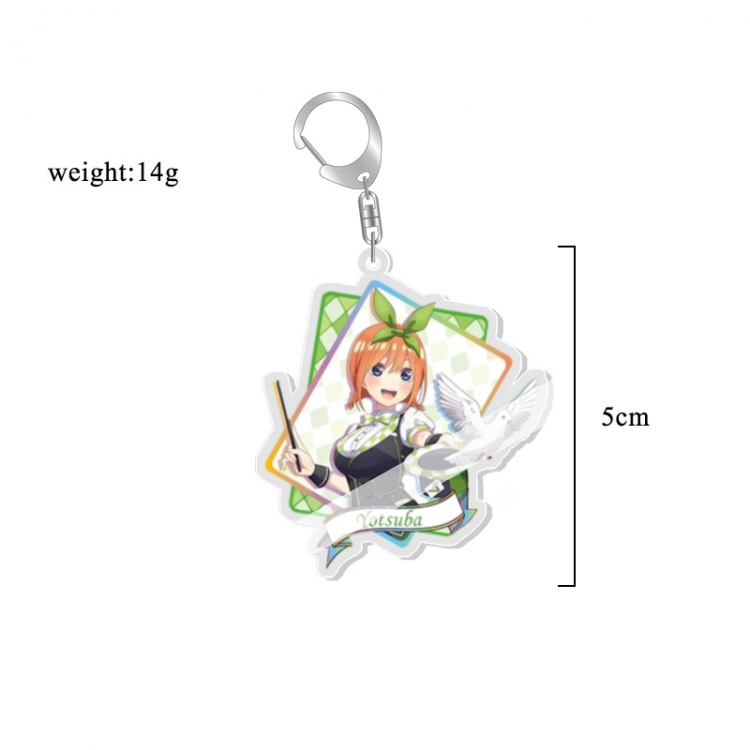 The Quintessential Q Anime acrylic Key Chain price for 5 pcs 7055