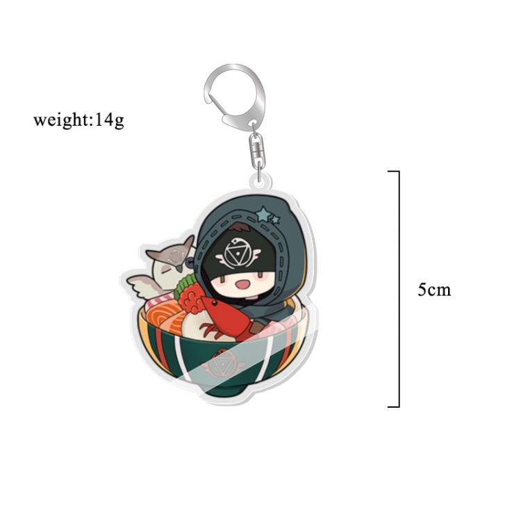 Identity V Anime acrylic Key Chain price for 5 pcs 7096