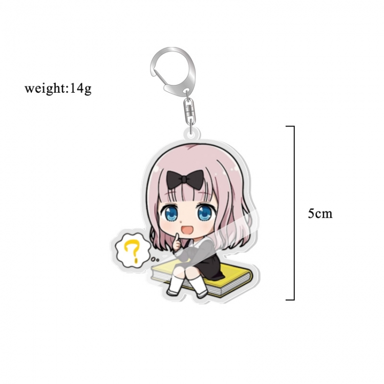 Kaguya-sama: Love Is War Anime acrylic Key Chain price for 5 pcs 7069