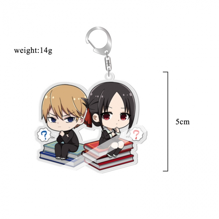 Kaguya-sama: Love Is War Anime acrylic Key Chain price for 5 pcs 7071