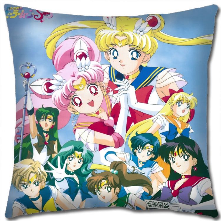 Sailormoon Anime square full-color pillow cushion 45X45CM NO FILLING M2-66
