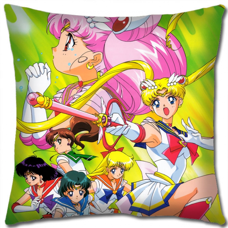 Sailormoon Anime square full-color pillow cushion 45X45CM NO FILLING M2-79