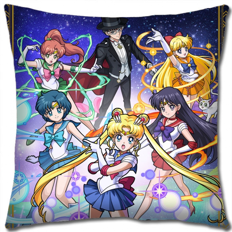 Sailormoon Anime square full-color pillow cushion 45X45CM NO FILLING M2-65