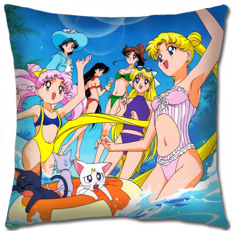 Sailormoon Anime square full-color pillow cushion 45X45CM NO FILLING M2-78