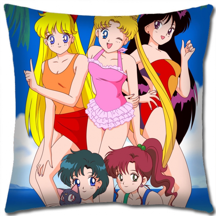 Sailormoon Anime square full-color pillow cushion 45X45CM NO FILLING M2-88