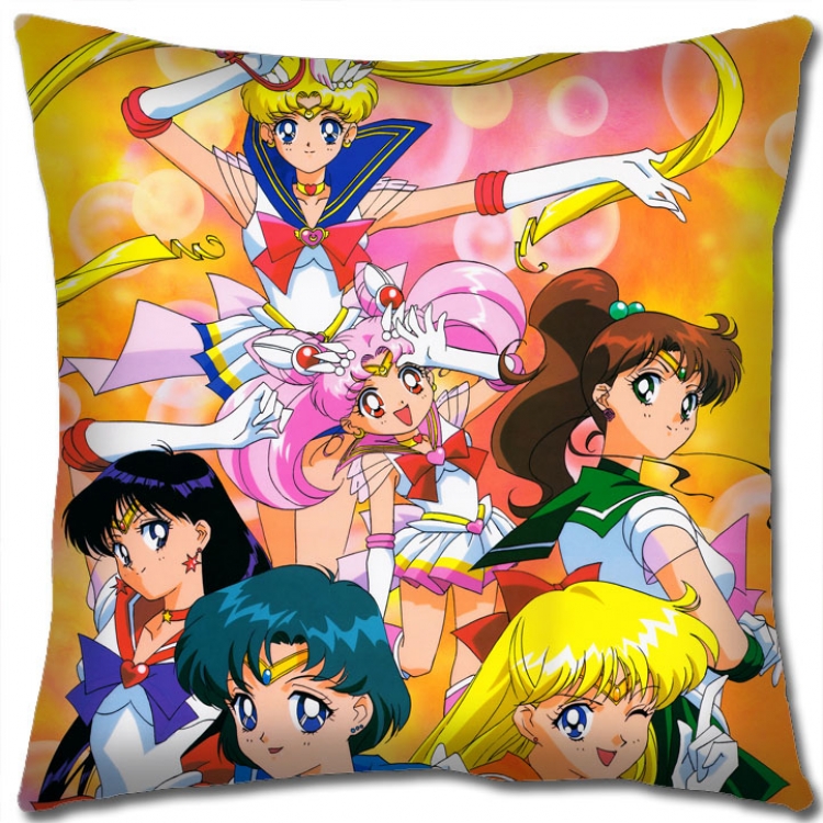 Sailormoon Anime square full-color pillow cushion 45X45CM NO FILLING M2-77