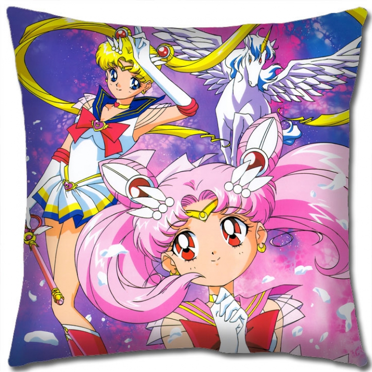 Sailormoon Anime square full-color pillow cushion 45X45CM NO FILLING M2-75