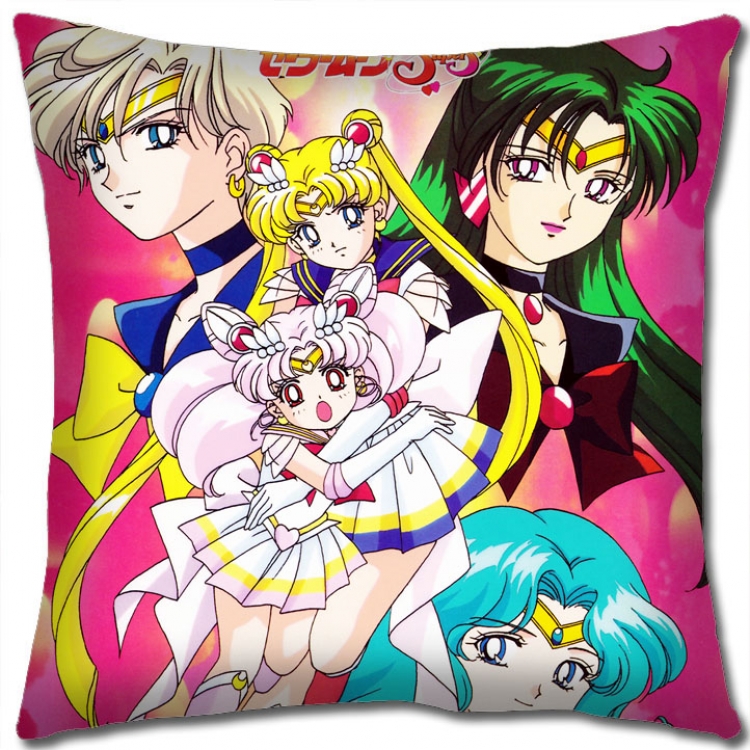 Sailormoon Anime square full-color pillow cushion 45X45CM NO FILLING M2-47