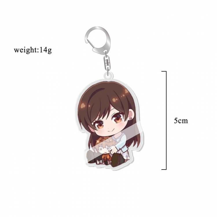 Rent-A-Girlfriend Anime acrylic Key Chain price for 5 pcs 7130