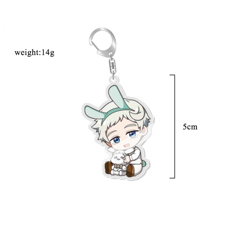 The Promised Neverland Anime acrylic Key Chain price for 5 pcs 7125