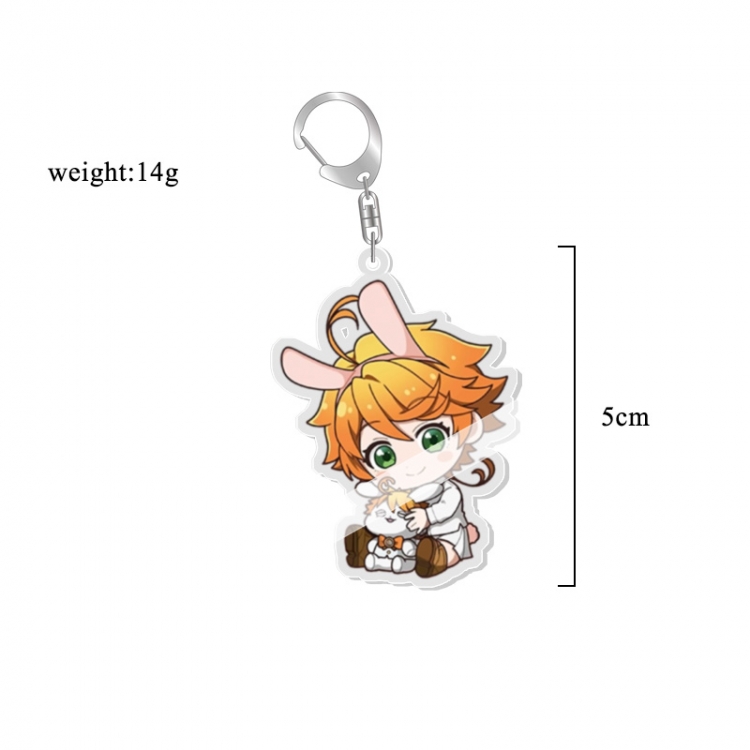 The Promised Neverland Anime acrylic Key Chain price for 5 pcs 7127