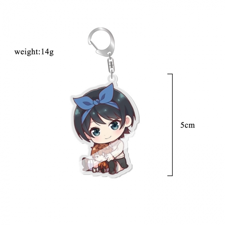 Rent-A-Girlfriend Anime acrylic Key Chain price for 5 pcs 7131