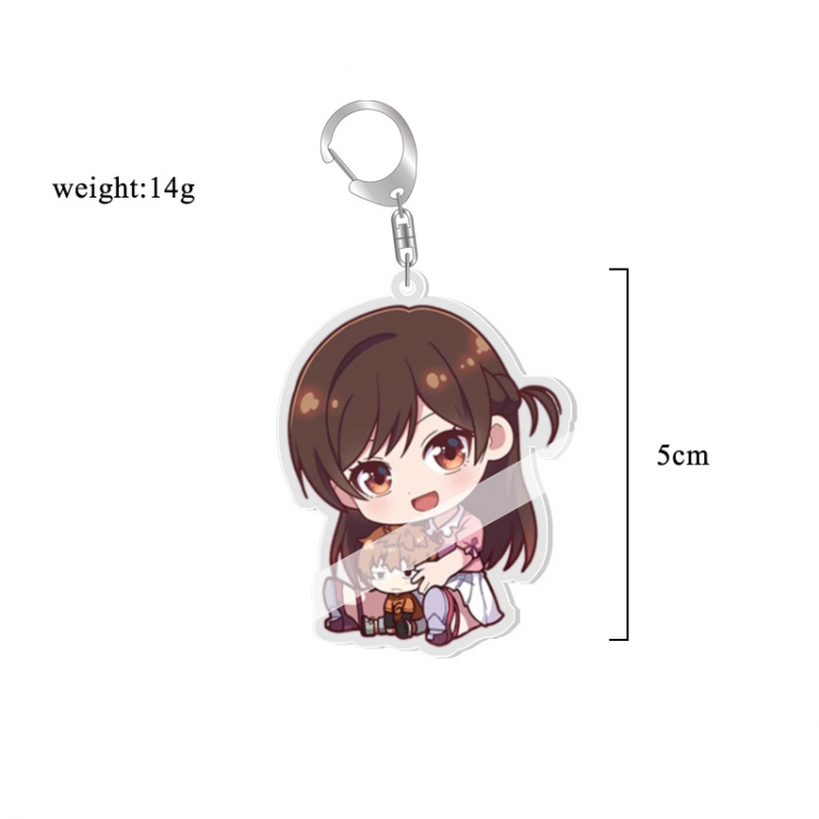 Rent-A-Girlfriend Anime acrylic Key Chain price for 5 pcs 7134