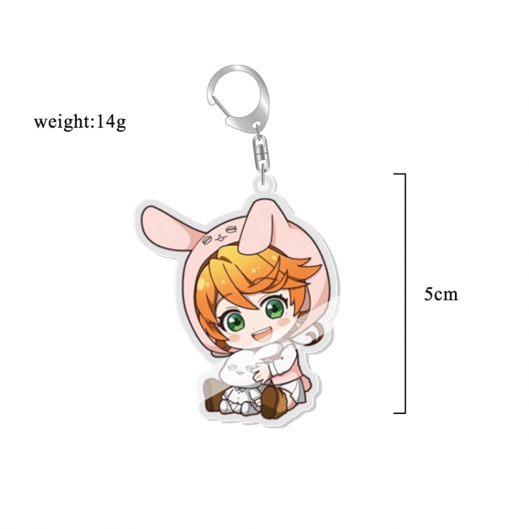 The Promised Neverland Anime acrylic Key Chain price for 5 pcs 7128