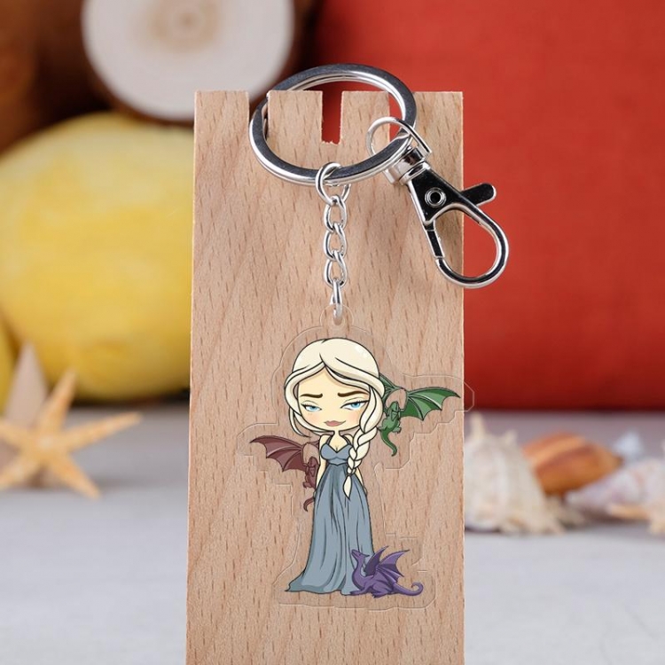 Game of Thrones Anime acrylic Key Chain  price for 5 pcs  3835