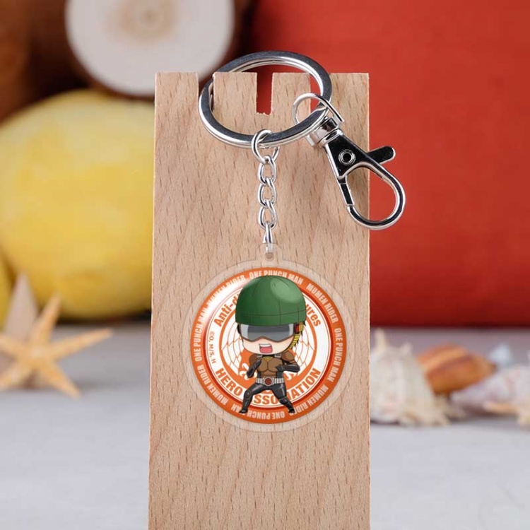 One Punch Man Anime acrylic Key Chain  price for 5 pcs   4306