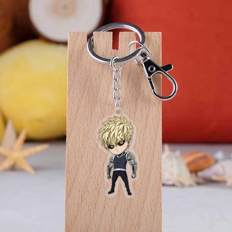 One Punch Man Anime acrylic Key Chain  price for 5 pcs   4317