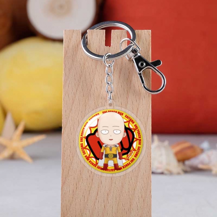 One Punch Man Anime acrylic Key Chain  price for 5 pcs   4302