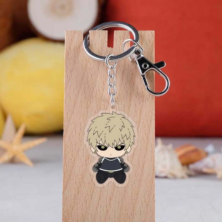 One Punch Man Anime acrylic Key Chain  price for 5 pcs   4313
