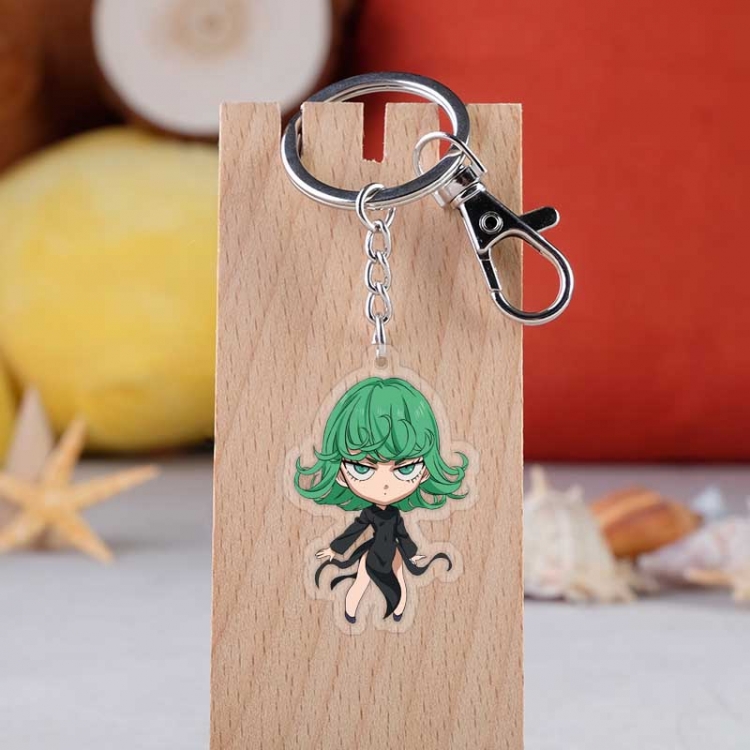 One Punch Man Anime acrylic Key Chain  price for 5 pcs   4318